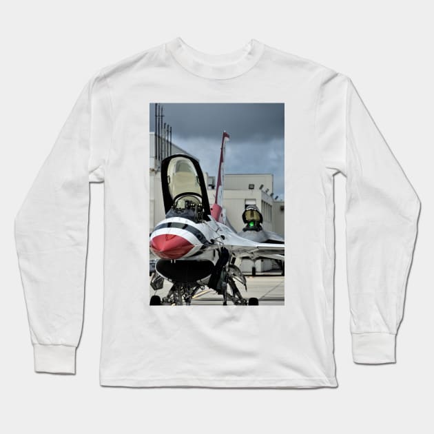 Thunderbird and Raptor Long Sleeve T-Shirt by searchlight